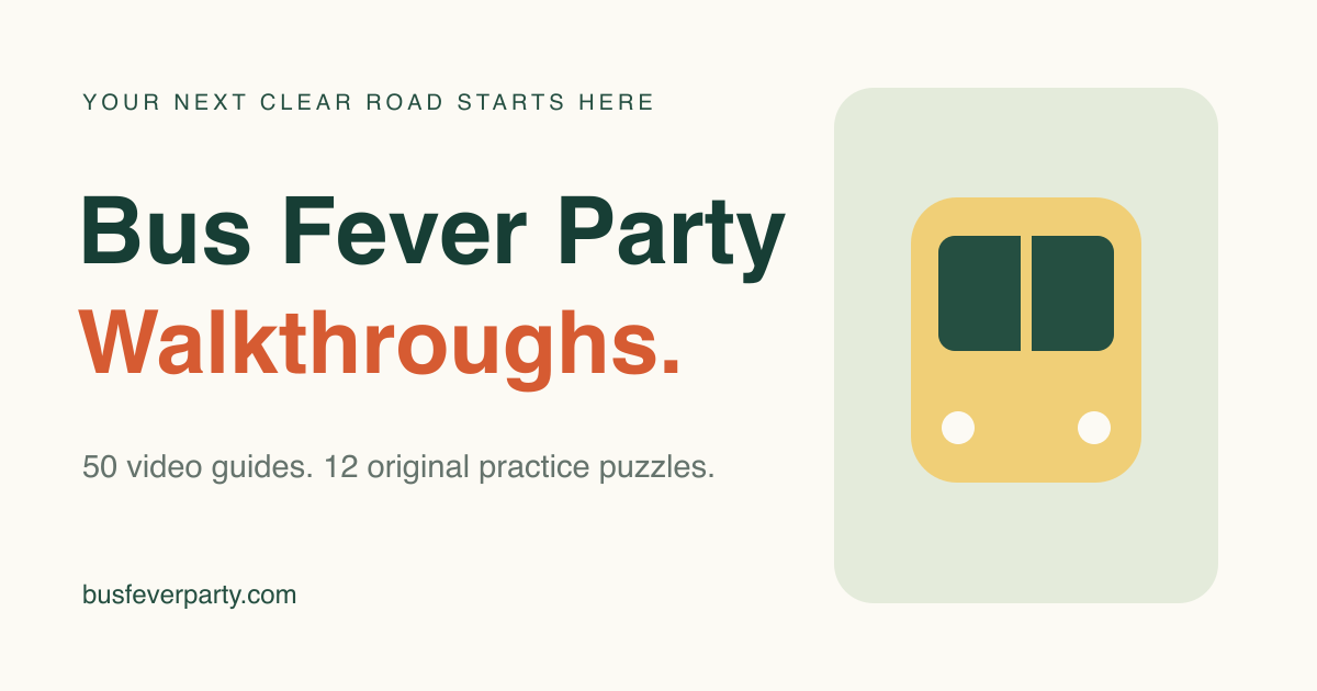 Level Matrix Level Walkthroughs 1–50 | Bus Fever Party